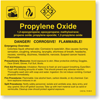 ANSI Chemical Label