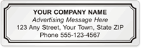 Advertising Label