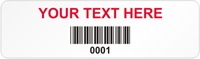 Rectangular Custom Template  Barcode