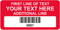 Rectangular Custom Template  Barcode