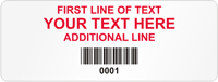 Rectangular Custom Template  Barcode