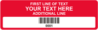 Rectangular Custom Template  Barcode
