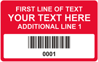 Rectangular Custom Template  Barcode