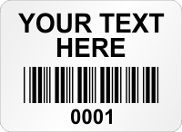 Create Economy Asset Labels Add Text Barcode Numbering