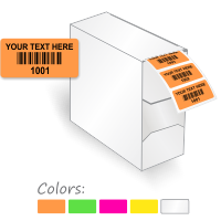 Custom Label Add Text Barcode and Numbering