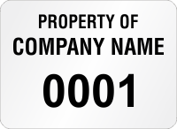 Create Economy Asset Labels Add Company Name Numbering
