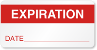 Date Write-On Expiration Label