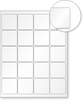 Blank Label Sheets For Laser Printer 20 Labels/Sheet