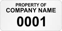 Customizable Super Economy Labels With Company Name Numbering