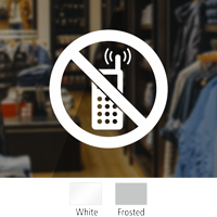 No Cellphone Label