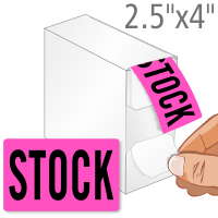 Stock Shipping Labels in Dispenser Box
