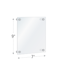 Standoff Wall Sign Frame 9x7
