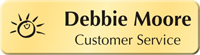 Custom Cymbalic Name Badge with Logo