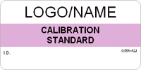 Calibration Standard Label [add name or logo]