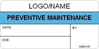 Preventive Maintenance Label [add name or logo]