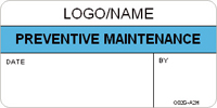 Preventive Maintenance Label [add name or logo]