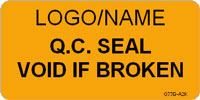 Q.C. Seal  Void if Broken Label