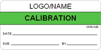 Calibration Label [add name or logo]