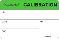 Calibration Label [add name or logo]