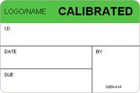 Calibrated Label [add name or logo]