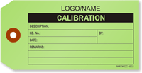 Custom Calibration Tag [add your name or logo]