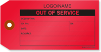 Custom Out of Service Label [add name/logo]