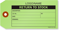 Custom Return to Stock Label [add name/logo]