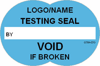 Testing Seal - Void if Broken Label