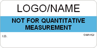 Not for Quantitative Measurement Label