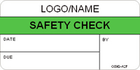 Safety Check Label [add name or logo]