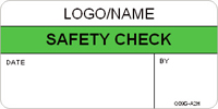 Safety Check Label [add name or logo]