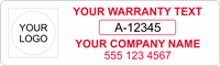 YOUR WARRANTY TEXT & COMPANY NAME