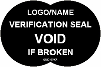 Verification Seal - Void if Broken Label