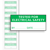 Tested For Electrical Safety: By/Date  Green