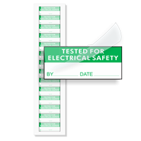 Tested For Electrical Safety: By/Date   Green