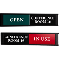 Custom Slider Sign with Red Green color Slider