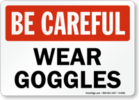 Be Careful  Sign