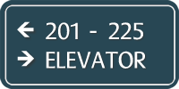 Custom Directional Sign