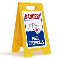 Floor Sign with Graphic