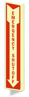 Emergency Shut Off GlowSmart™ Sign