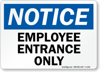 Notice  Sign