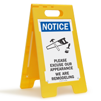 Please  We Are Remodeling Sign