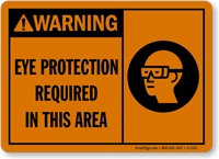Eye Protection Required In This Area