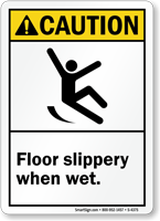 Caution (ANSI)  Sign