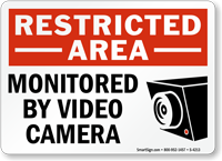 Restricted Area  Sign