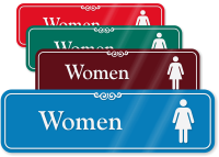 Women Restroom Sign