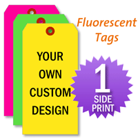 Custom Fluorescent Paper Tags