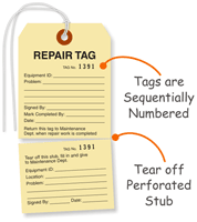 Repair Tag  Top Selling