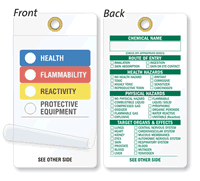 RTK Color Bar Tag Self Laminating Tag