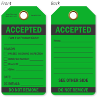 Accepted Do Not Remove QA Approved Tag